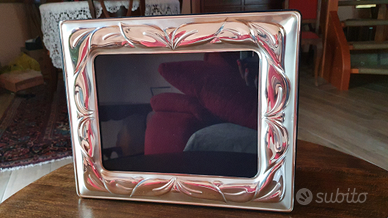 Cornice per foto in argento