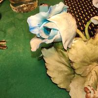 Cesto fiori Porcellana Capodimonte