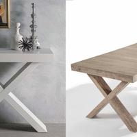 Tavolino trasformabile a consolle double allunagab