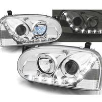 FARI VOLKSWAGEN VW GOLF 3 LUCE DIURNA LED FONDO CR