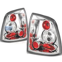 FANALI PER OPEL ASTRA G 3P 5P 97-04 FONDO CROMATO