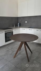 Tavolo rotondo moderno in legno  - Diametro 100cm