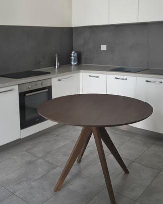Tavolo rotondo moderno in legno  - Diametro 100cm