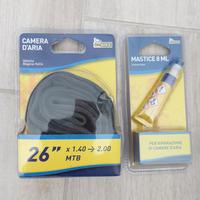 Camera d'aria mtb e mastice