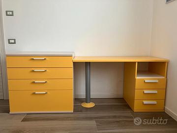 Scrivania e comò bambino