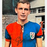 cartolina autografata gigi riva