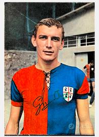 cartolina autografata gigi riva