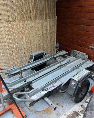 Carrello Rimorchio 3 Moto ELLEBI frenato