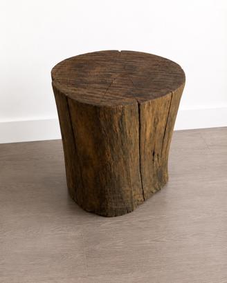 Tavolino / Sgabello di design in legno massiccio