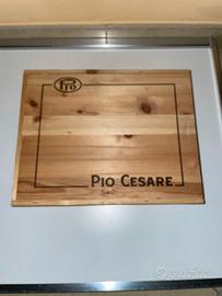 PIO CESARE SCATOLA LEGNO DA 3 BOTTIGLIE NUOVA