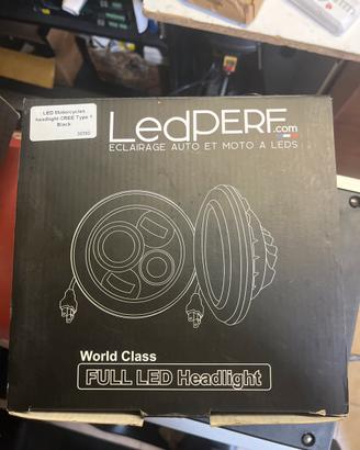 Faro rotondo da 7 pollici per moto full led