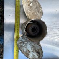 Elica barca fuoribordo 3 pale alluminio Ø circa 28