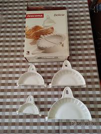 Tescoma Set 4 stampi ravioli, biscotti, panzerotti