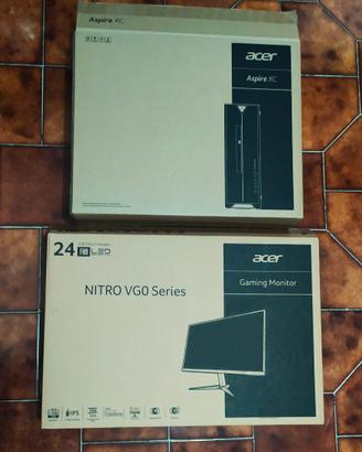 PC Acer i5 + 1TB + Monitor 24" + Mouse + Tastiera