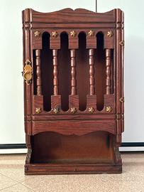 Porta barattoli antico legno