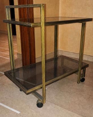 Tavolino cristallo vintage