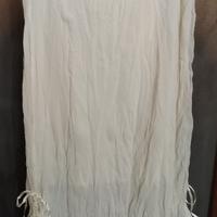 Gonna country con riporti in sangallo