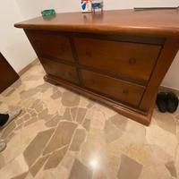 mobile credenza legno massello arte povera cassett