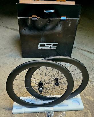 coppia ruote bdc gravel CSC carbonio