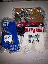 576  paia lotto stock  Guanti donna uomo e bambino