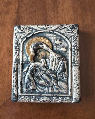 Piccola icona vintage in argento anni 90.