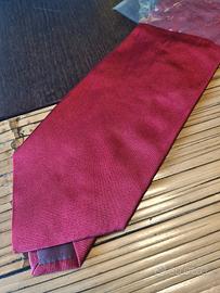 cravatta DALESSANDRO seta rossa made Italy trump