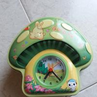 SALVADANAIO con orologio per cameretta bambini