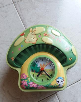 SALVADANAIO con orologio per cameretta bambini