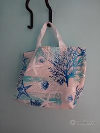 Borsa in stoffa di cotone. 