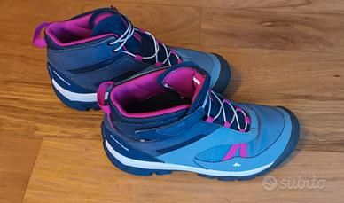 scarpe Quechua Crossrock mid size n. 33 bambina