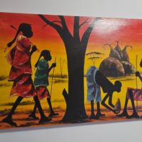 Quadro in Tela Africana