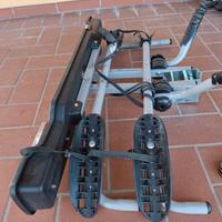 porta bici gancio traino Peruzzo due bici