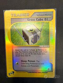 Pokemon- grass cube 01 129/147 reverse holo