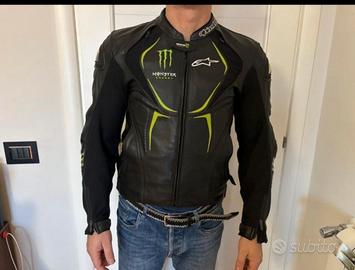 Giacca alpinestar pelle moto