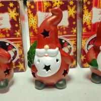 Stock Babbi Natale con luce ( addobbo Natalizio)