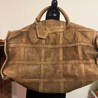 Borsa weekend in vera pelle vintage