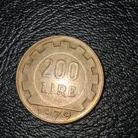 Rara mometa 200 lire del 1979.