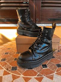Dr. Martens Jadon Mono Platform - nero pelle