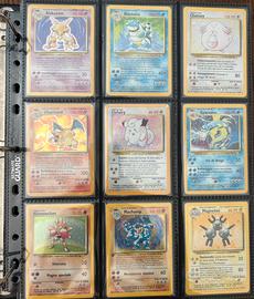 Pokemon Set Base ITA COMPLETO + Ring Binder WOTC