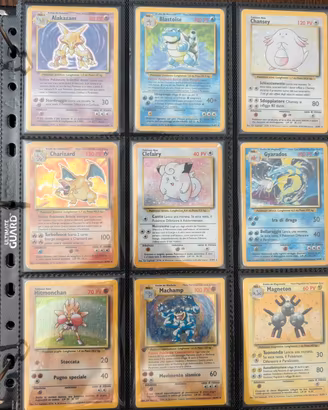 Pokemon Set Base ITA COMPLETO + Ring Binder WOTC
