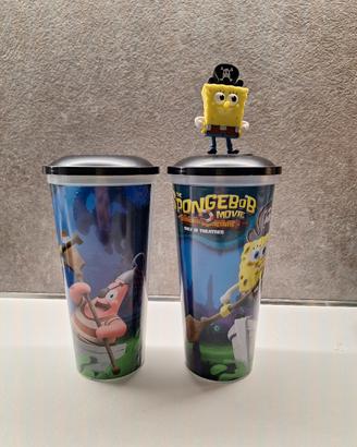 2 bicchieri Spongebob