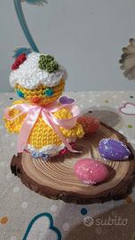 pulcino all'uncinetto 