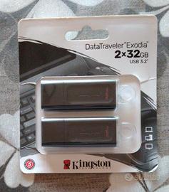 Chiavetta USB  Kingston totale 64GB