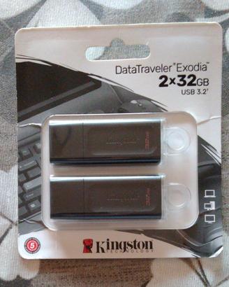 Chiavetta USB  Kingston totale 64GB