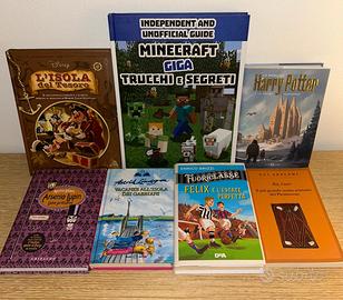 Box 7 libri come nuovi per bambini e ragazzi.