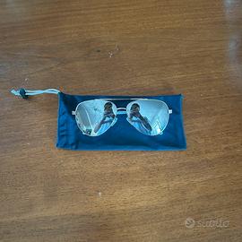 Occhiali “Aviator” Specchiati argento