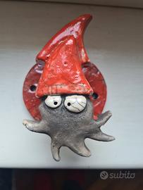 Gancio appendiabito ceramica raku