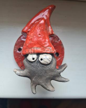 Gancio appendiabito ceramica raku