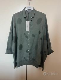 Camicia in lino Rosso 35