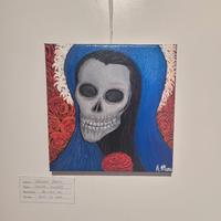 quadro dipinto a mano olio su tela 20x20